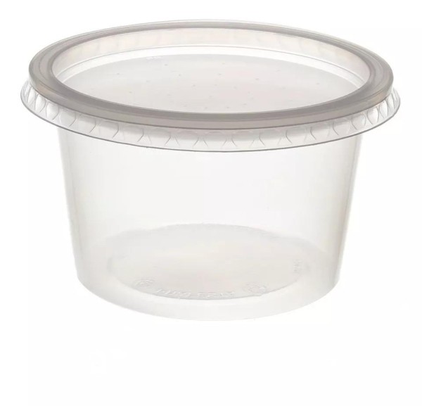 Encontraproduto.com.br - Pote Redondo Com Tampa 200ml 500 Unidades G310/200 GALVANOTEK
