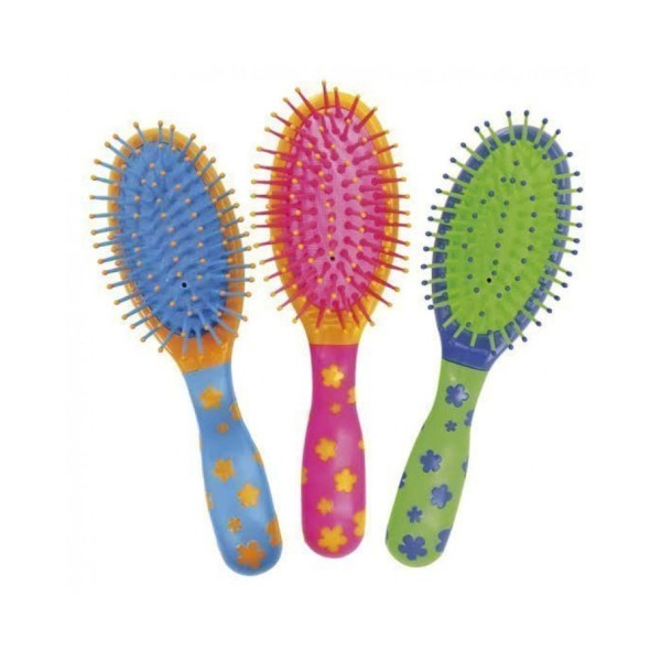Encontraproduto.com.br - Ricca 277 Kids Escova Oval Cores Sortidas
