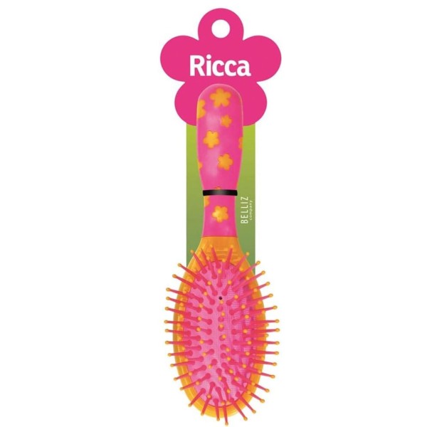 Encontraproduto.com.br - Ricca 277 Kids Escova Oval Cores Sortidas