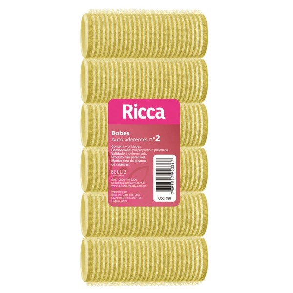 Encontraproduto.com.br - Bobes Auto-Aderente Ricca Nº 2 com 6 Unidades (336)