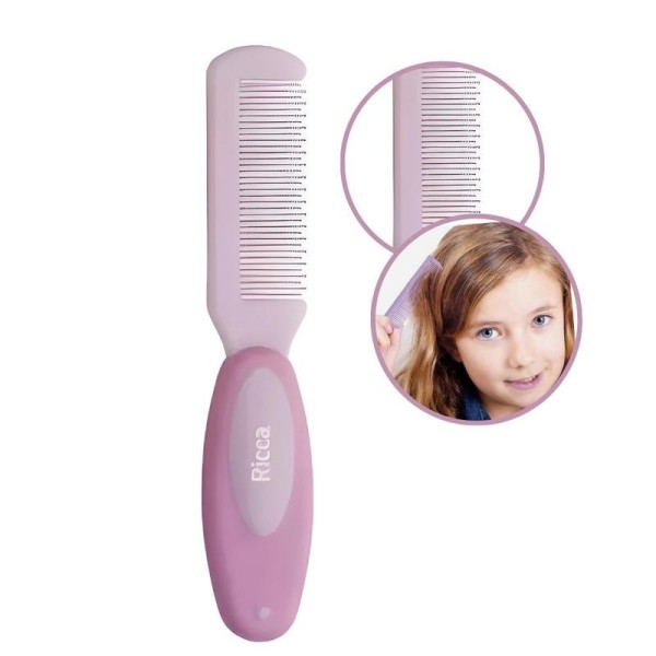 Encontraproduto.com.br - Pente Ricca Baby Rosa - 389