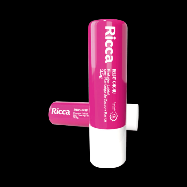 Encontraproduto.com.br - Protetor Labial Ricca com Manteiga de Cacau + Karitê Fps 15