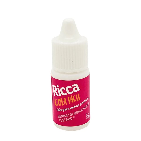 Encontraproduto.com.br - Cola Para Unhas Postiças Com Pincel Ricca