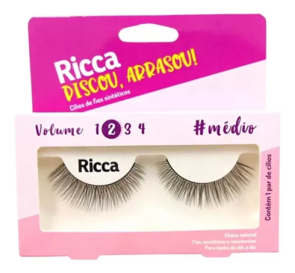 Encontraproduto.com.br - Cílios Ricca Volume 02 Médio 305