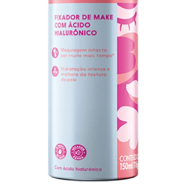 Encontraproduto.com.br - Fixador De Make Ricca Com Ácido Hialurônico 150ml
