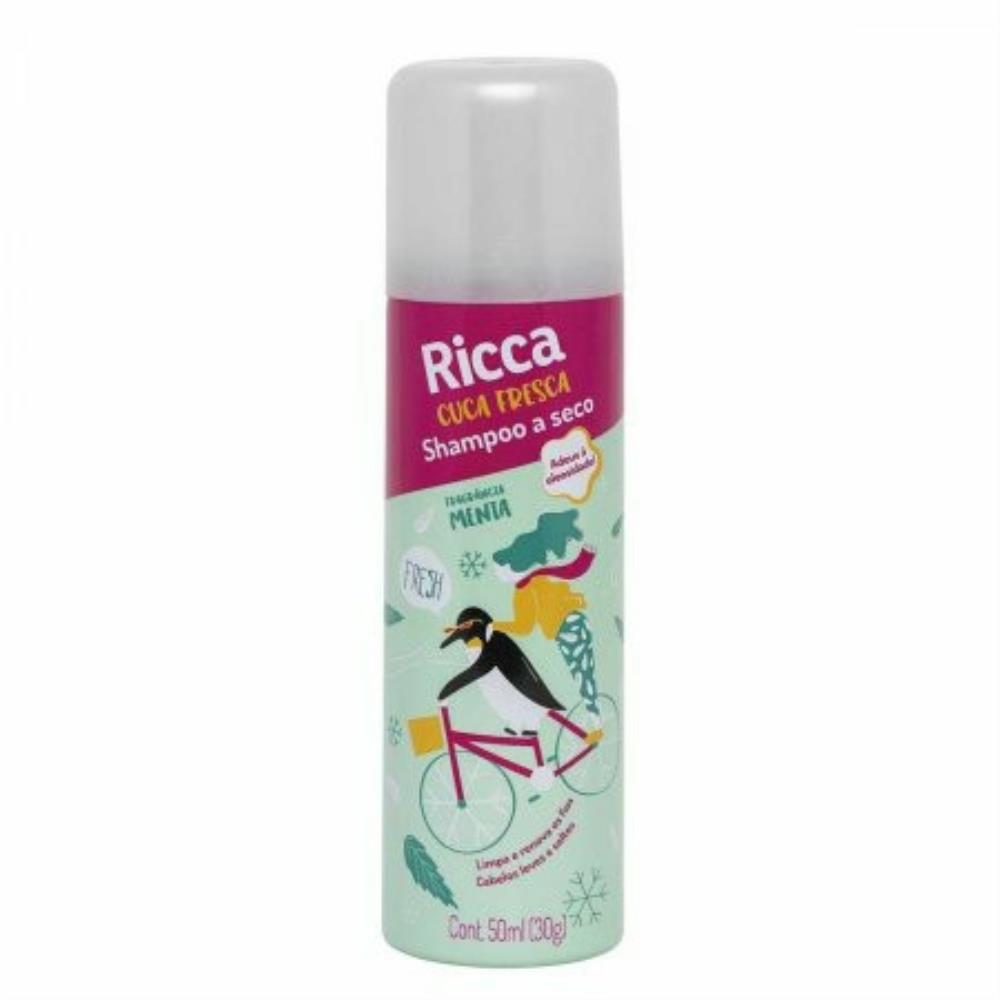 Encontraproduto.com.br - Shampoo A Seco Menta Cuca Fresca 50ml Ricca