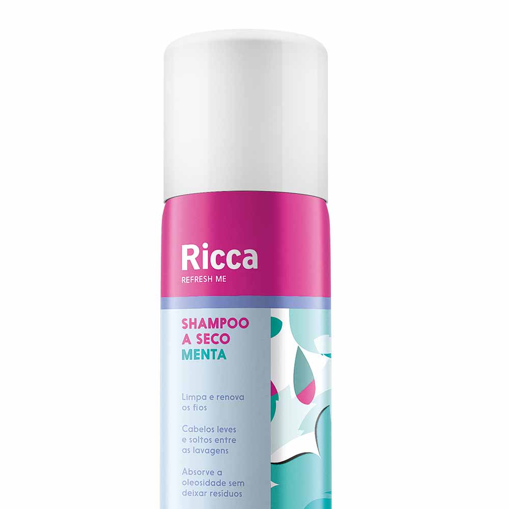 Encontraproduto.com.br - Shampoo A Seco Menta Cuca Fresca 50ml Ricca