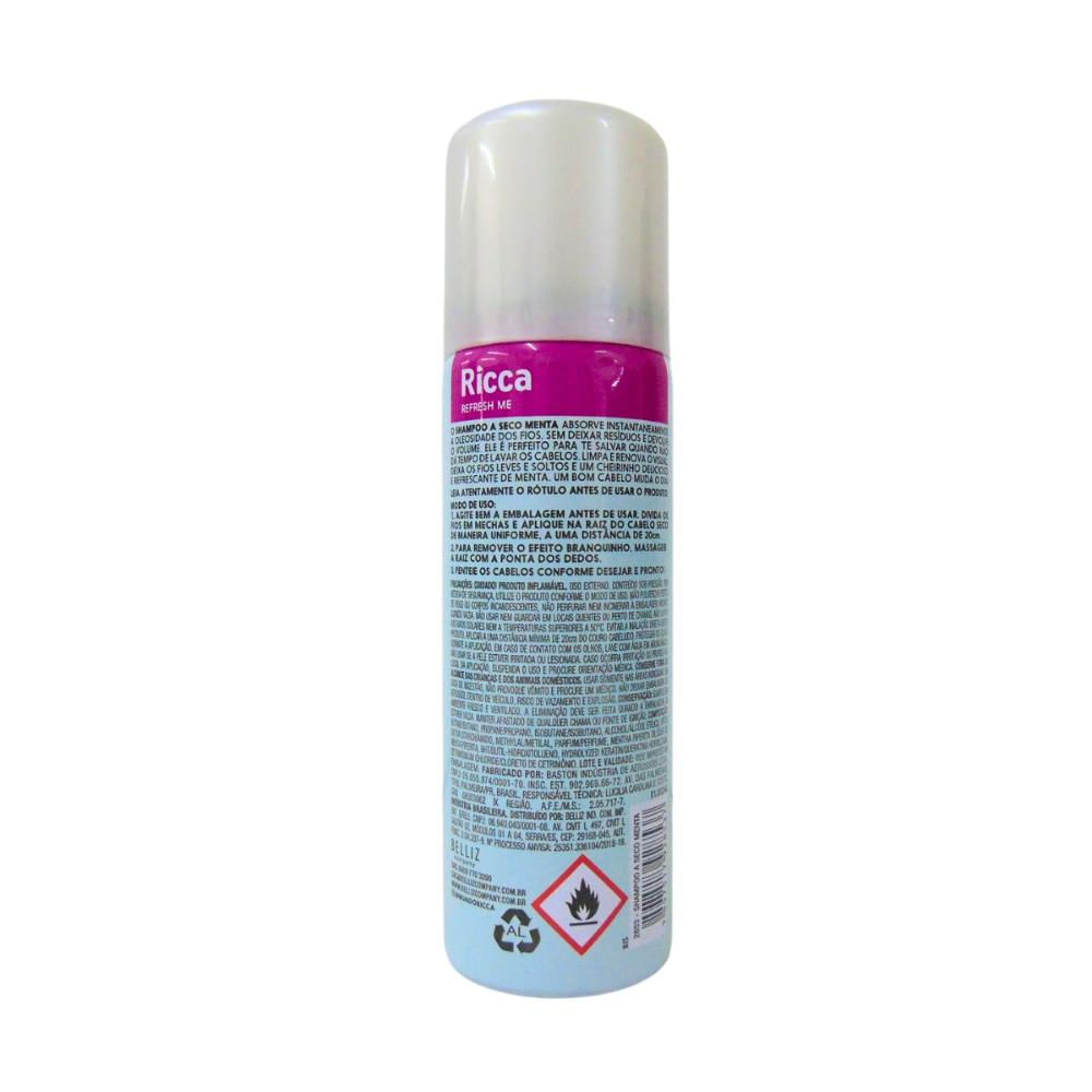 Encontraproduto.com.br - Shampoo A Seco Menta Cuca Fresca 50ml Ricca