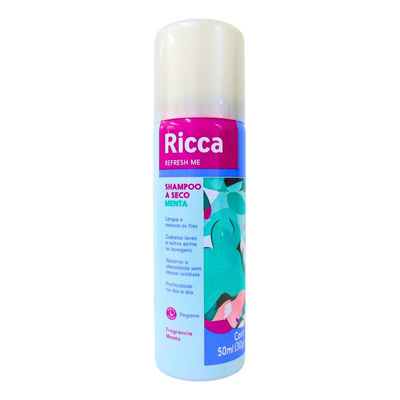 Encontraproduto.com.br - Shampoo A Seco Menta Cuca Fresca 50ml Ricca