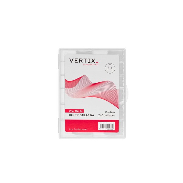 Encontraproduto.com.br - Gel Tip Vertix Bailarina c/240 Ref 2915