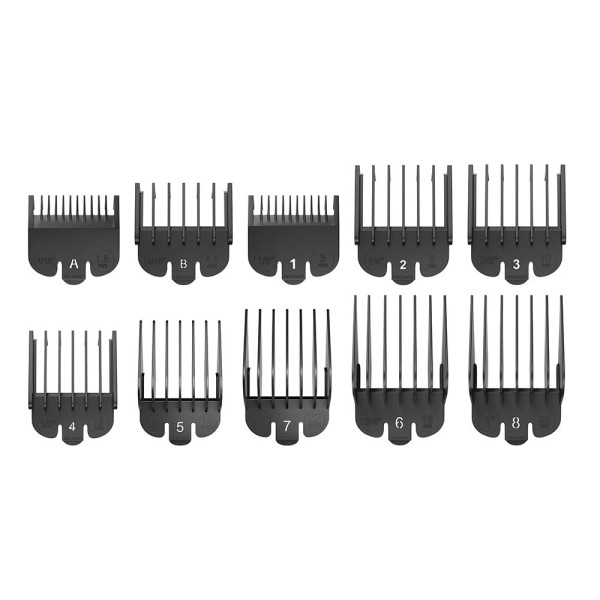 Encontraproduto.com.br - Vertix Kit - 10 Pentes para Corte de Cabelo