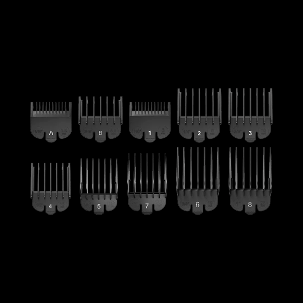 Encontraproduto.com.br - Vertix Kit - 10 Pentes para Corte de Cabelo