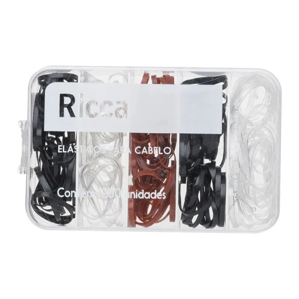 Elasticos Invisiveis Ref. 3344 Com 200 Unidades C/ Case - Ricca