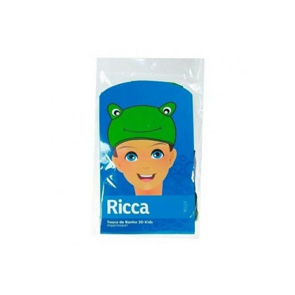 Encontraproduto.com.br - Touca de Banho Ricca 3D Kids