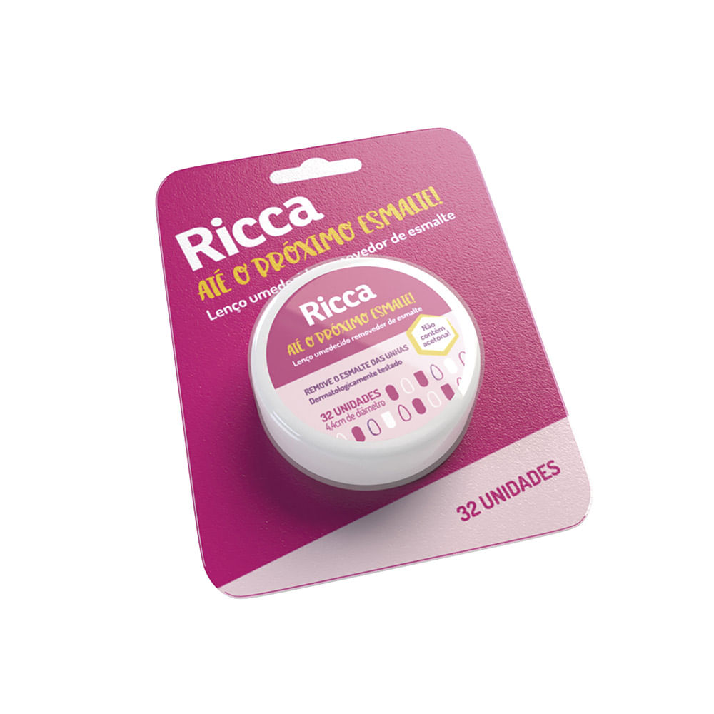 Encontraproduto.com.br - Lenço Removedor De Esmaltes Ref. 3702 - Ricca
