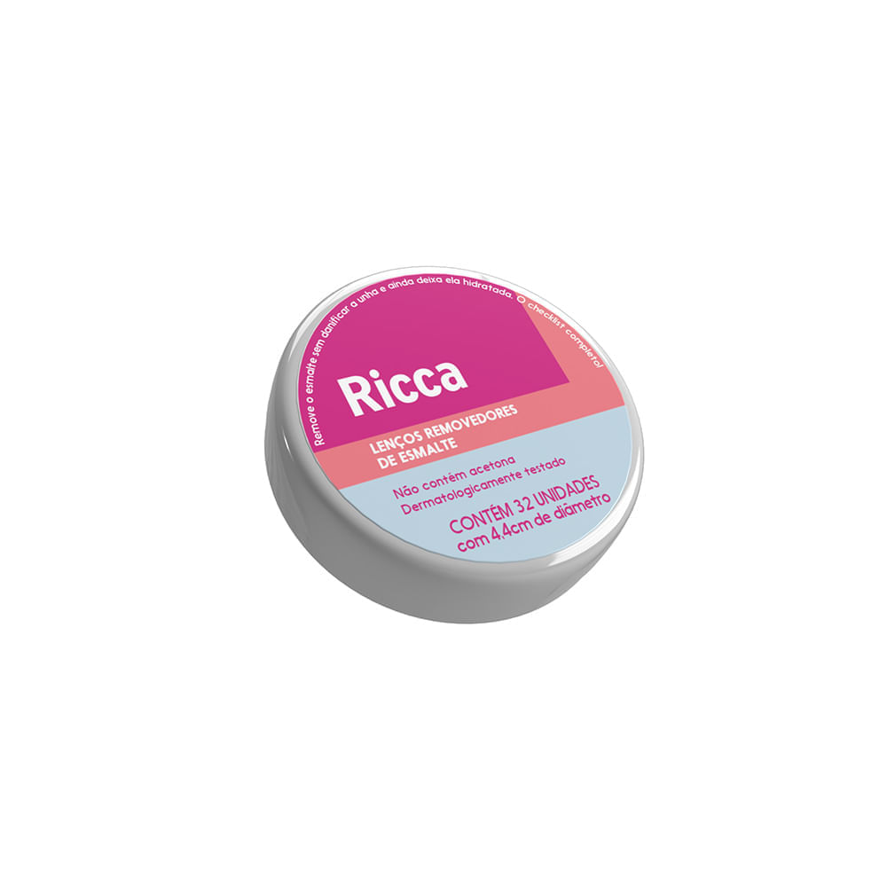 Encontraproduto.com.br - Lenço Removedor De Esmaltes Ref. 3702 - Ricca