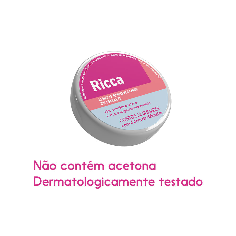 Encontraproduto.com.br - Lenço Removedor De Esmaltes Ref. 3702 - Ricca