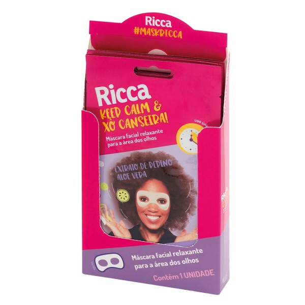 Encontraproduto.com.br - Máscara para Área dos Olhos  Ricca - Keep Calm and Xô Canseira!
