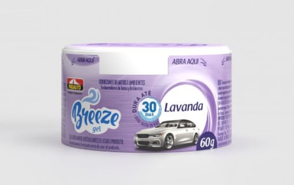 Encontraproduto.com.br - Odorizante Breeze Gel Lavanda Proauto 60g
