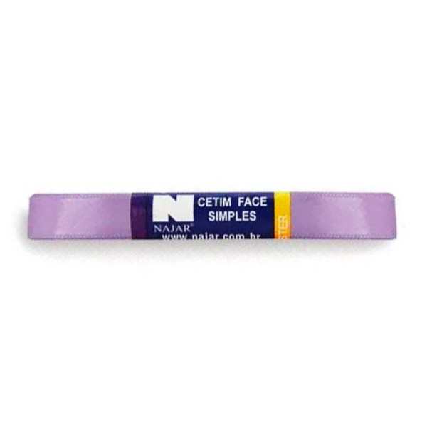 Encontraproduto.com.br - Fita de Cetim Simples No3 Cor Lilás Alfazema c/10m - Najar
