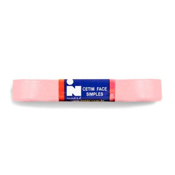 Encontraproduto.com.br - Fita de Cetim Simples No3 Cor Rosa c/10m - Najar