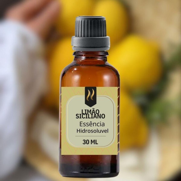 Encontraproduto.com.br - Essência Hidrossolúvel A Base De água 30ml Nattuaromas Aroma:limão Siciliano