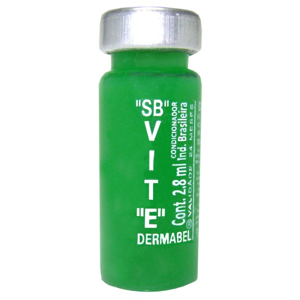 Encontraproduto.com.br - Tratamento Capilar Dermabel Vitamina E Com 4 Ampolas