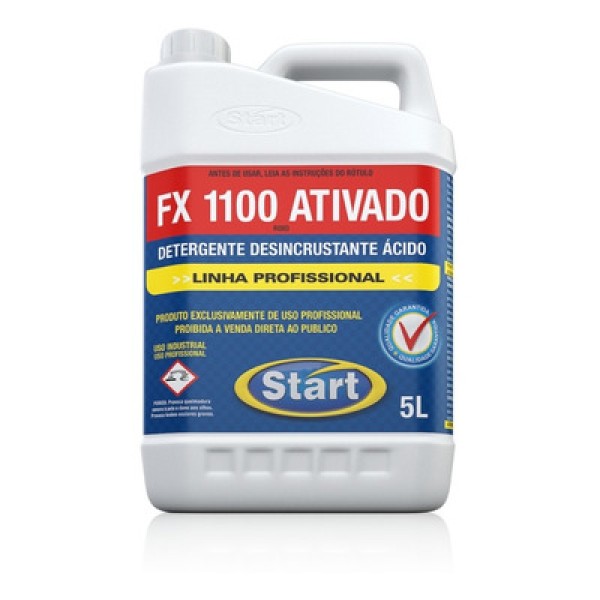 Encontraproduto.com.br - Detergente Desincrustante Start Fx1100 Ativado 5l Deterg. Desinc. Acid. 5 Lt Fx1100 Start Start