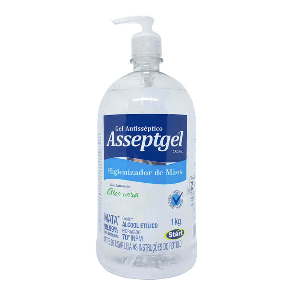 Encontraproduto.com.br - Alcool Gel Antisseptico Start Asseptgel 1KG
