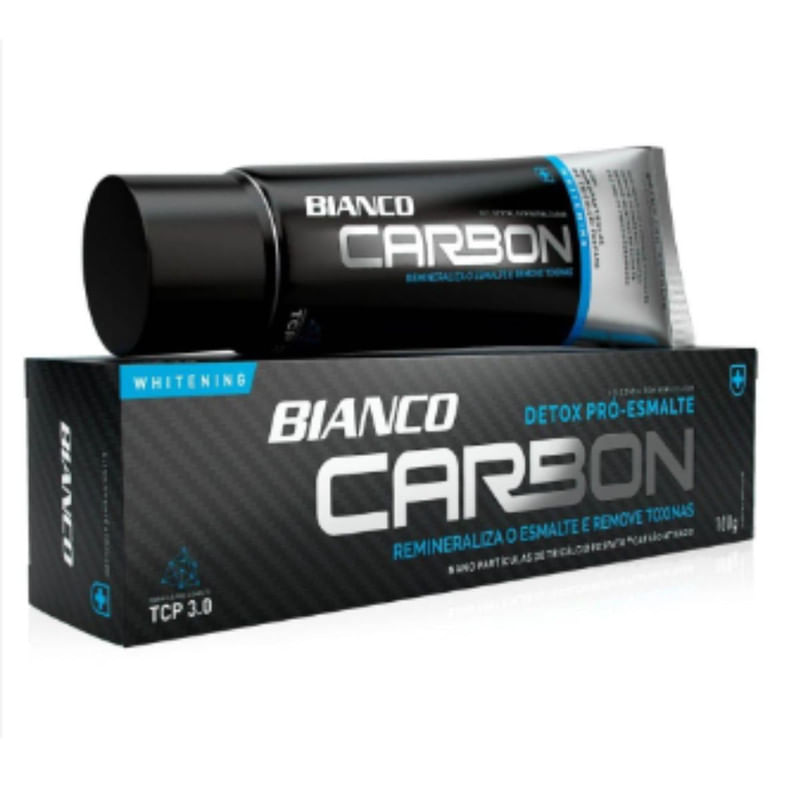 Pasta De Dente Carbon Detox Clareador Carvão Ativado 100g