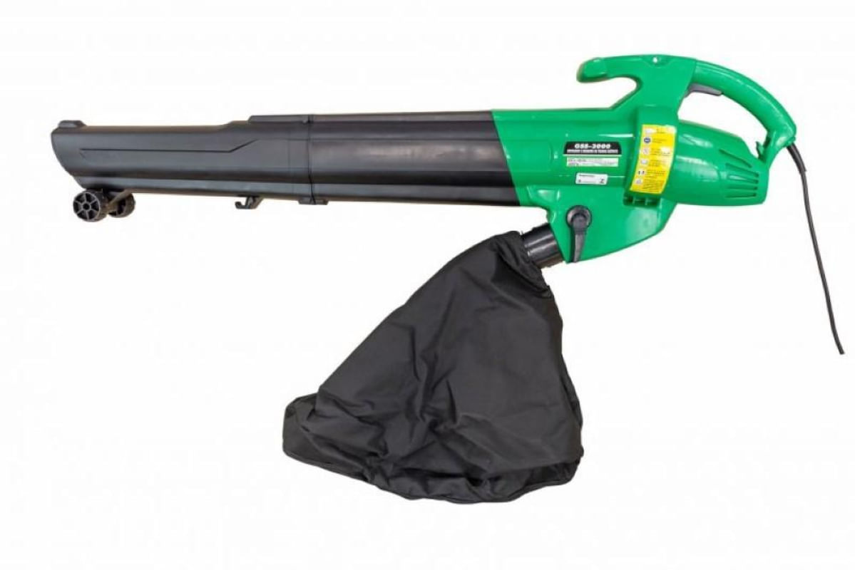 Encontraproduto.com.br - Soprador Aspirador Garthen GSS-3000 Elétrico Com Saco Recolhedor 45L 3000W 220V Portátil Leve