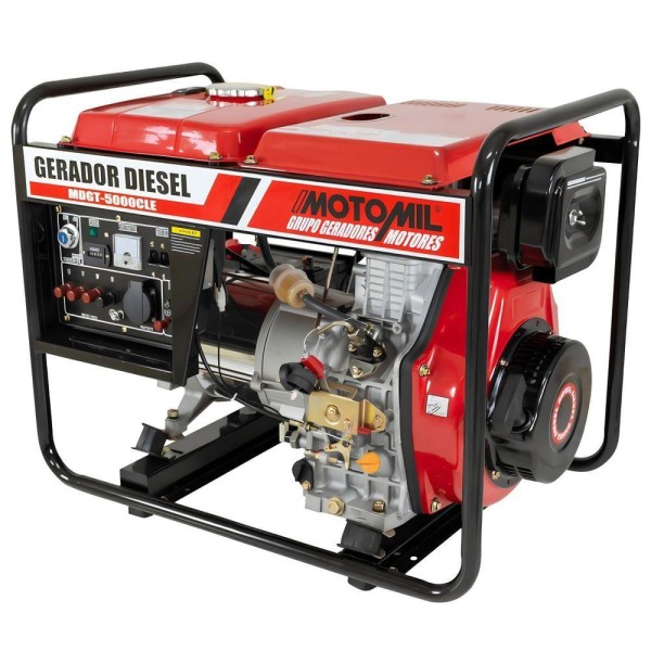 Encontraproduto.com.br - Gerador Diesel 5 Kva 3F 220/380V 60H Mdgt-5000Cle