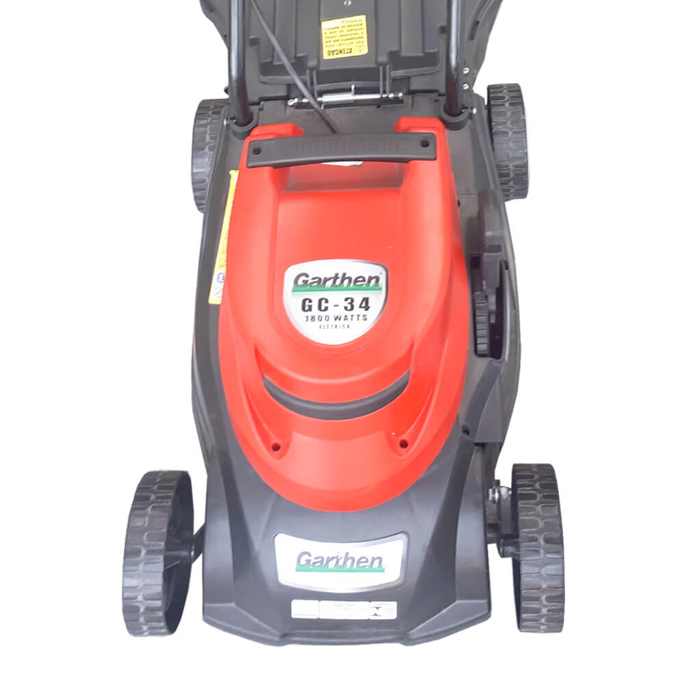 Encontraproduto.com.br - Cortador de Grama Elétrico Garthen GC-34 1800W com Recolhedor
