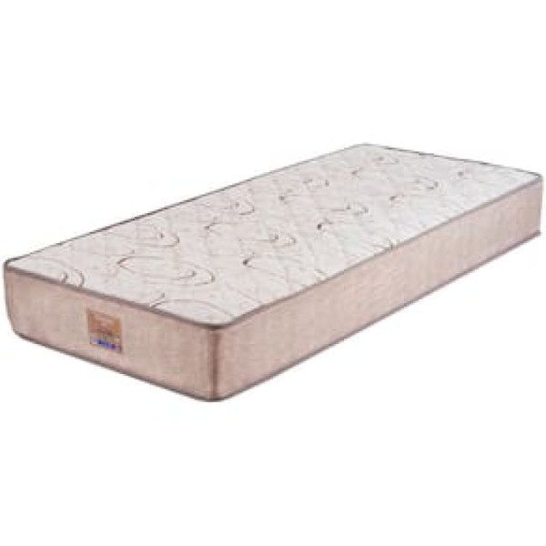 Encontraproduto.com.br - Colchão Solteiro ApoloSpuma Essenza Comfort com Pillow Inn e Molas Ensacadas 25 x 96 x 203 cm – Palha/Marrom