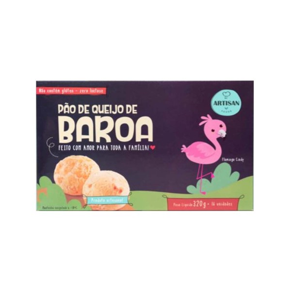 Pão de Queijo de Baroa Sem Glúten e Lactose 320g Artisan