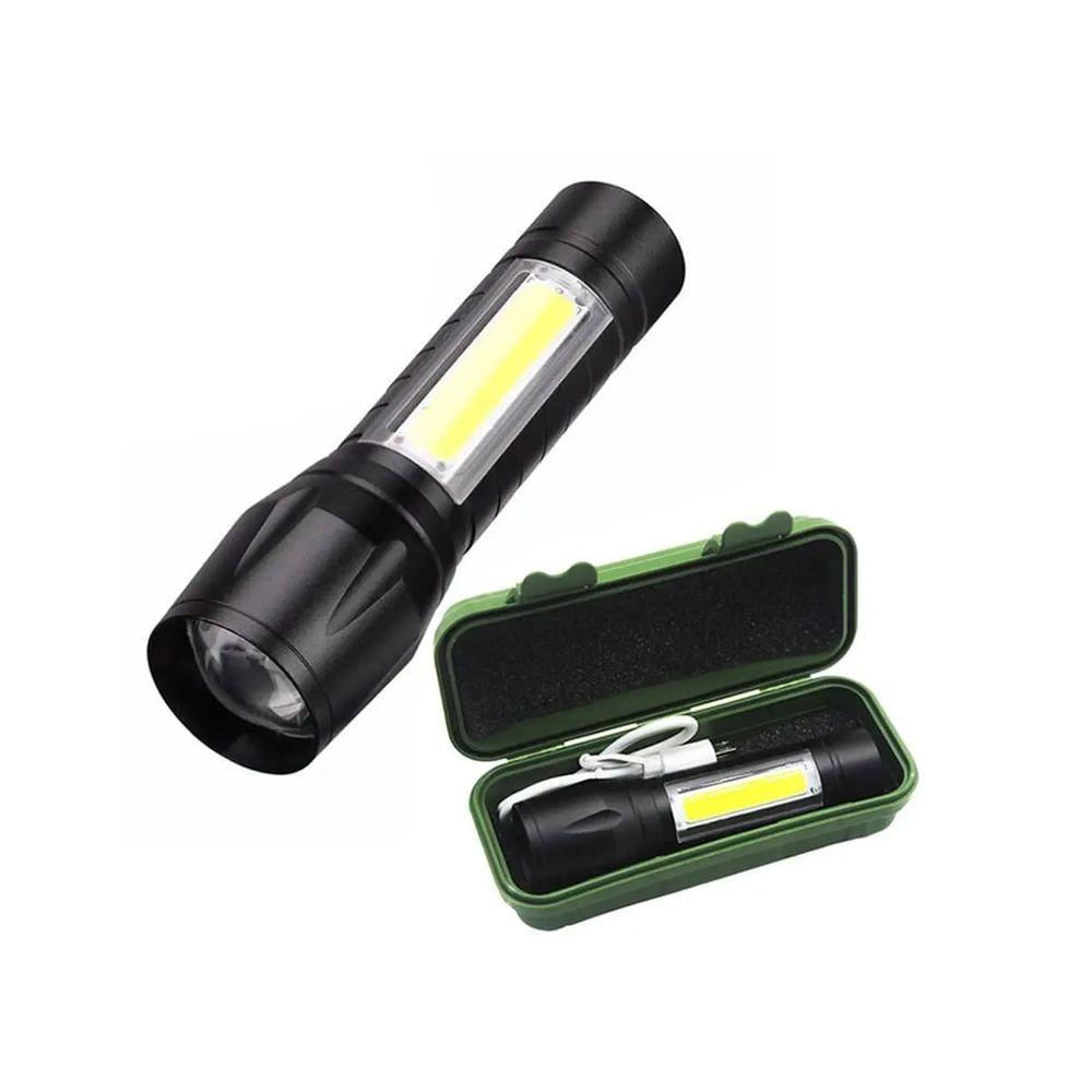Encontraproduto.com.br - Lanterna Tática Led Usb - B-max Unica Lanterna Tática Led Usb - B-max