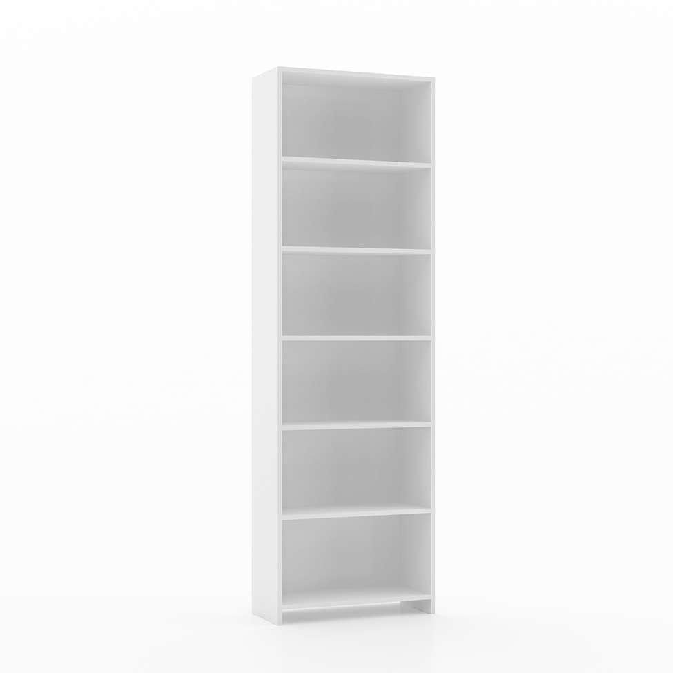 Encontraproduto.com.br - Livreiro 6 nichos LV200 - DJD - Branco
