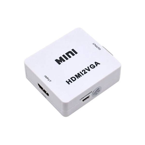 Conversor Adaptador Hdmi p/ Vga Com Saida De Audio P2 709