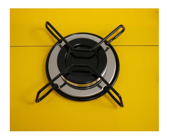 Encontraproduto.com.br - Fogão Cooktop 4 Boca Amarelo Gás natural
