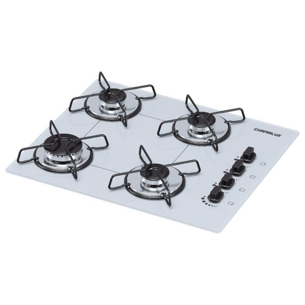Cooktop 4 Bocas Chamalux Ultra Chama Em Arame - Branco