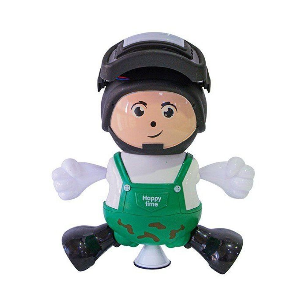Brinquedo Robô RoBoy Menino Dançarino Infantil Com Luz Som