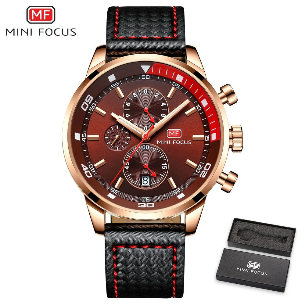 Relógio Masculino MINI FOCUS MF0017G À Prova DÁgua