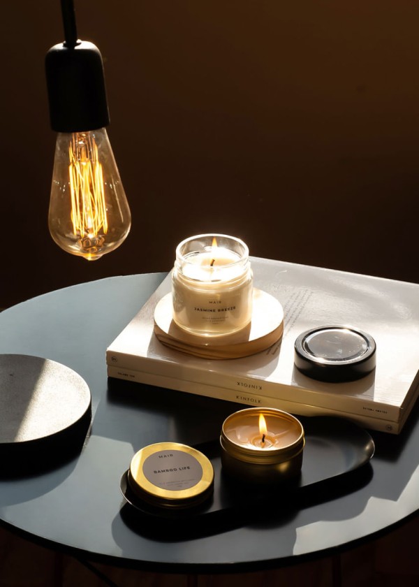 Encontraproduto.com.br - Vela Aromática Clássica Lotus - 140g