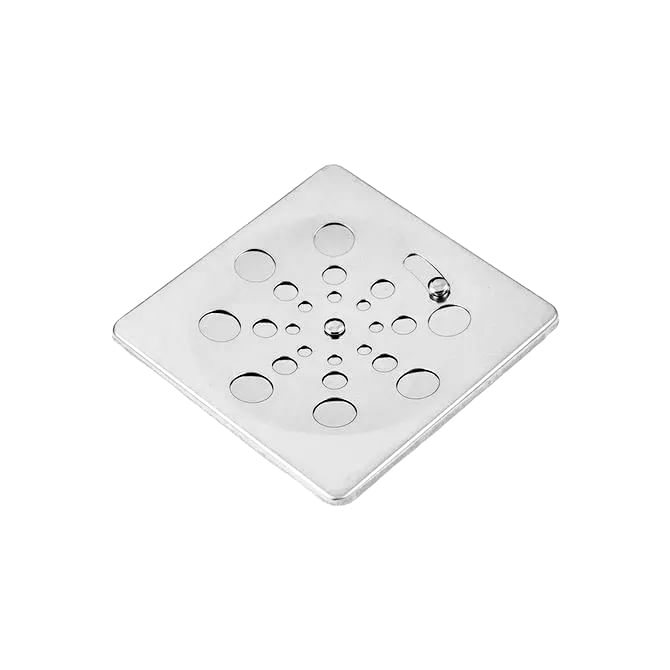 Grelha Inox Quadrada Abre/Fecha 10cm A430 Cromada - 0019 - Kimetais