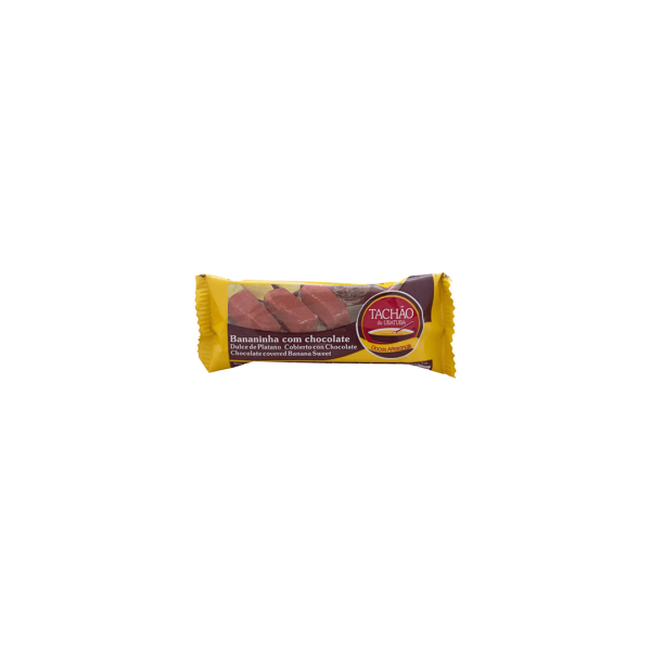 Encontraproduto.com.br - Doce Tachão Bananinha com Chocolate 25g