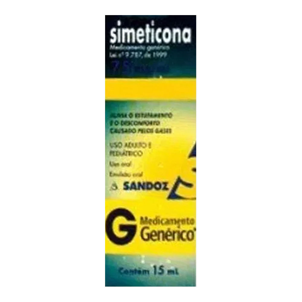 Simeticona 75mg/ml Genérico Sandoz do Brasil 15ml