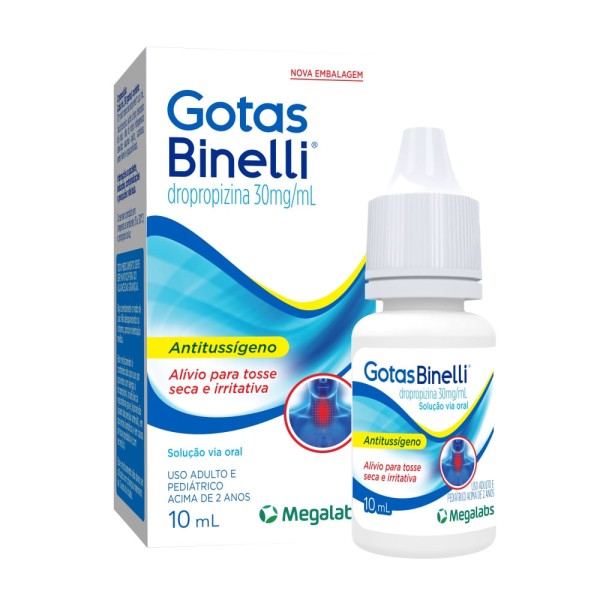Encontraproduto.com.br - Gotas Binelli 30Mg Solução 10ml