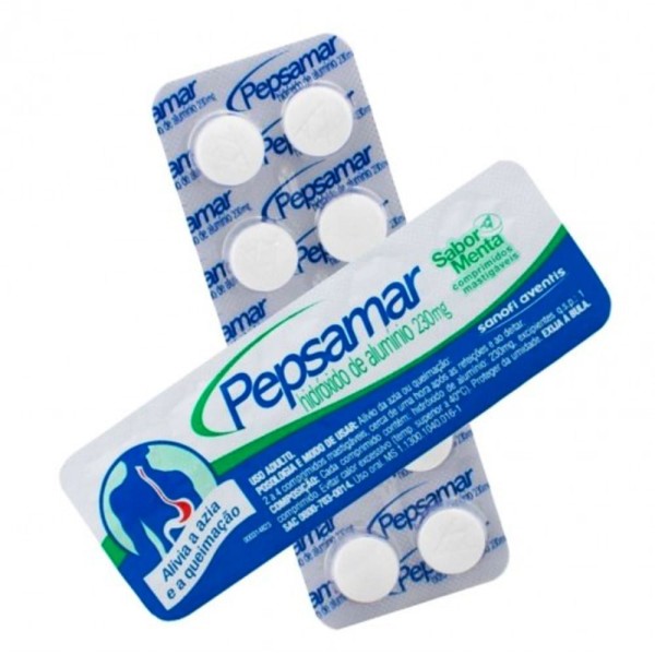 Pepsamar Menta 230mg c/ 10 Comprimidos