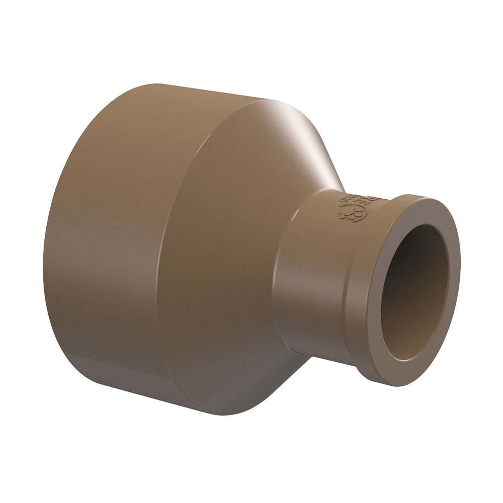 Encontraproduto.com.br - Bucha De Redução Soldável Longa 50x32mm Pvc Marrom Amanco