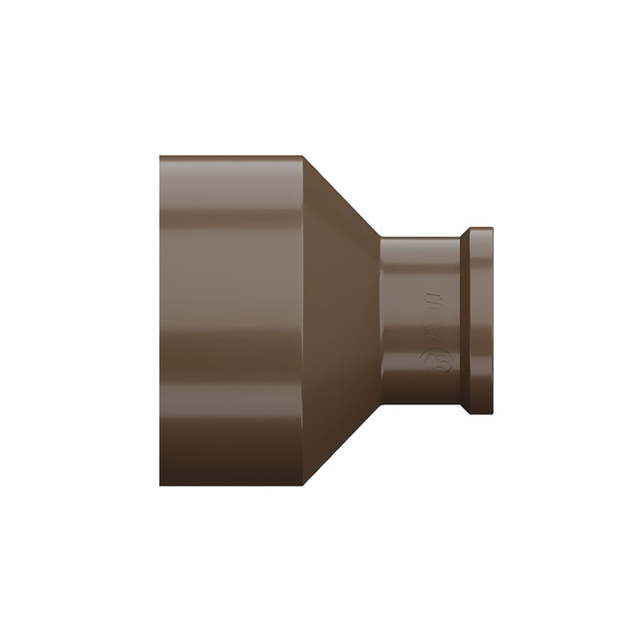 Encontraproduto.com.br - Bucha De Redução Soldável Longa 50x32mm Pvc Marrom Amanco